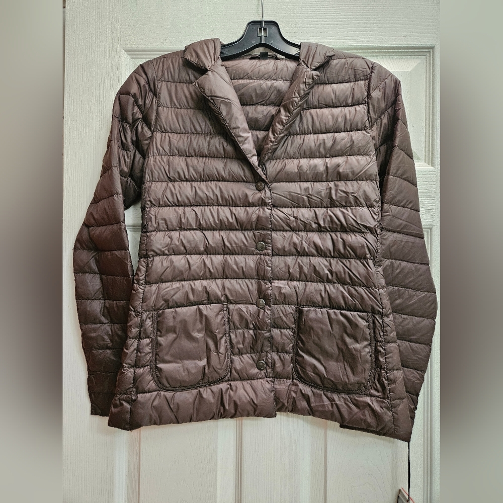 (C) Studio Club Stylish Brown Puffer Jacket